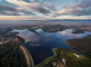 Lago de Guadalupe frente a Residencial Puerta del Lago